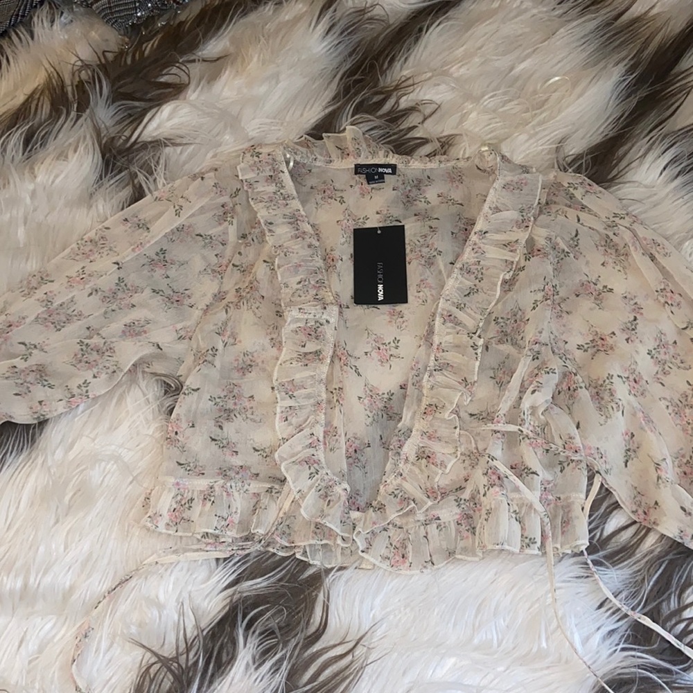Stroll The Park Floral Top
